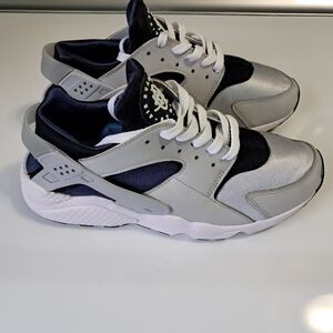 Womens Nike Hurrache Gray Fog Obsidian Sneakers | Size 8